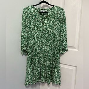 Gerard Darel Judith Printed Tiered Dress